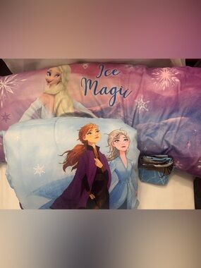 Disney Frozen II Bedding Set Comforter Pillowcase + Pillow Elsa Anna